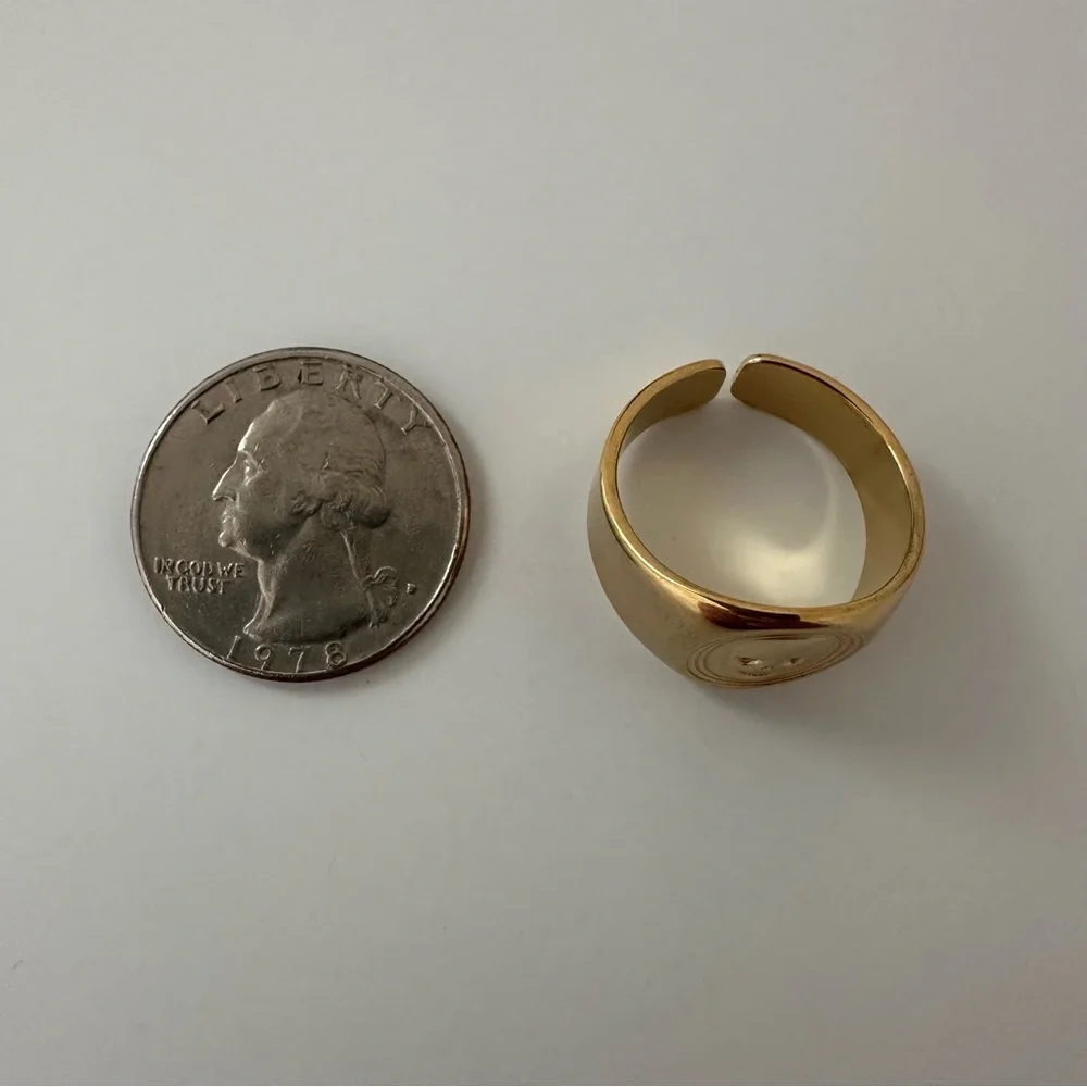 Gold‎ Skull Ring